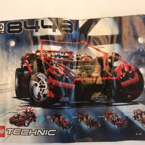 LEGO Technic 8448 Super Street Sensation Vintage 1999 Supercar New Damaged Box - Picture 12 of 12